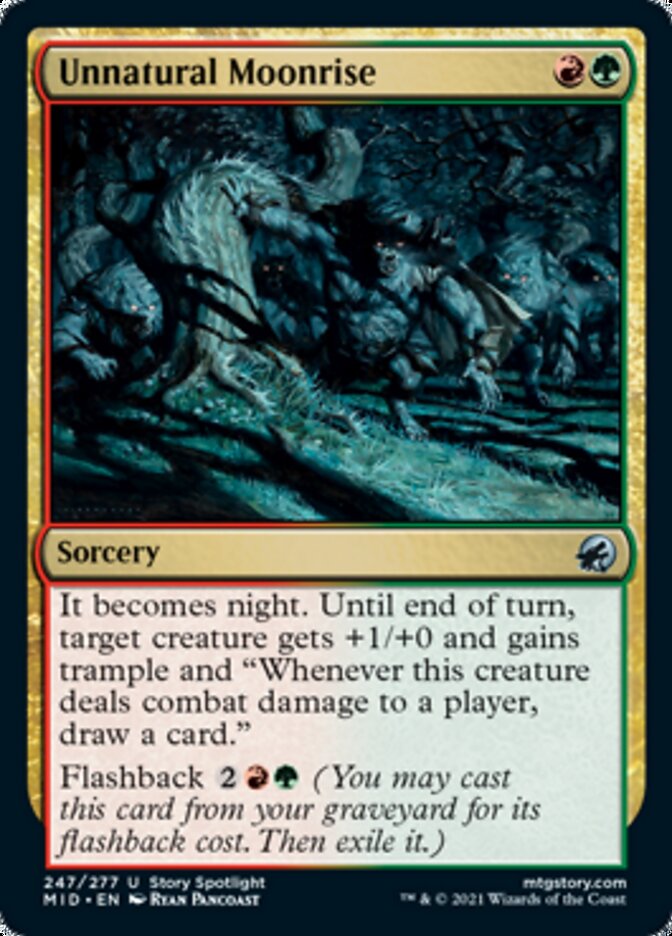 Unnatural Moonrise [Innistrad: Midnight Hunt] | Good Games North