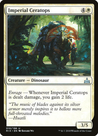 Imperial Ceratops [Rivals of Ixalan] | Good Games North