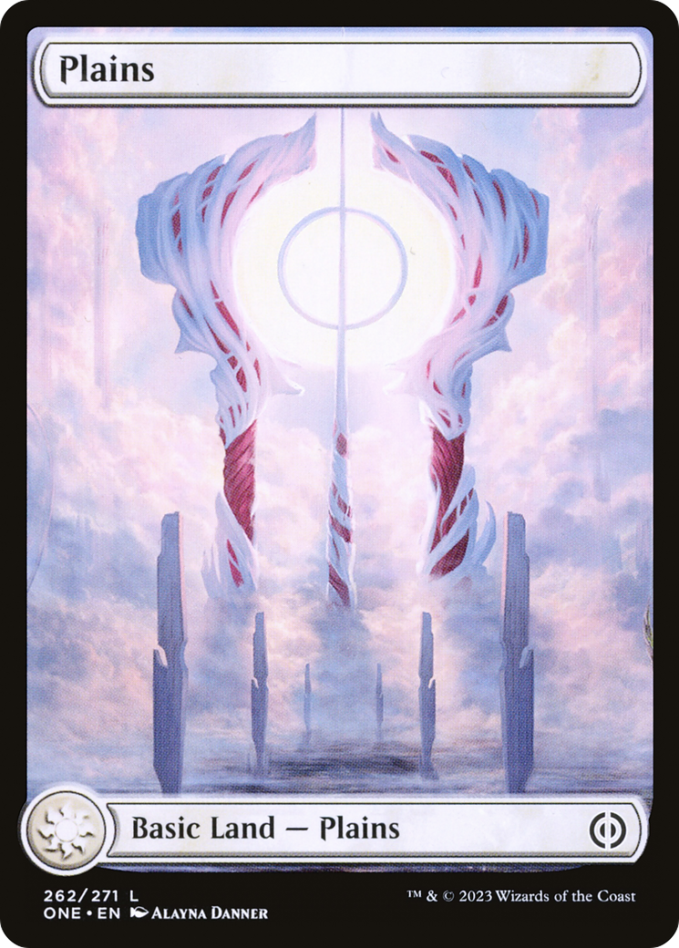 Plains (262) (Full-Art) [Phyrexia: All Will Be One] | Good Games North