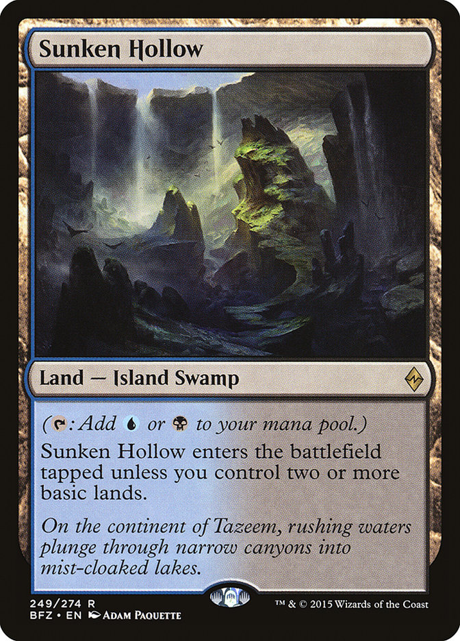 Sunken Hollow [Battle for Zendikar] | Good Games North