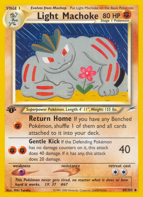 Light Machoke (49/105) [Neo Destiny 1st Edition] | Good Games North