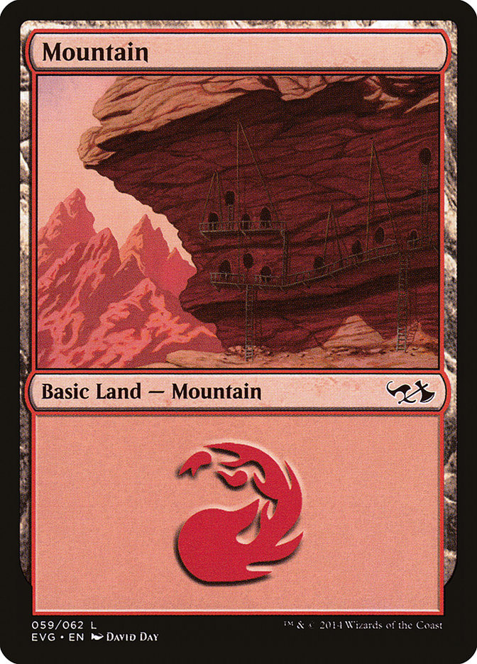 Mountain (59) (Elves vs. Goblins) [Duel Decks Anthology] | Good Games North