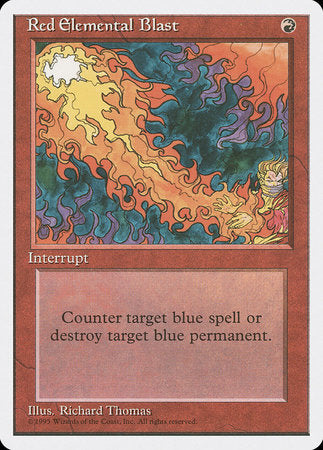 Red Elemental Blast [Fourth Edition] | Good Games North