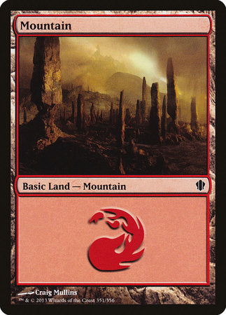 Mountain (351) [Commander 2013] | Good Games North