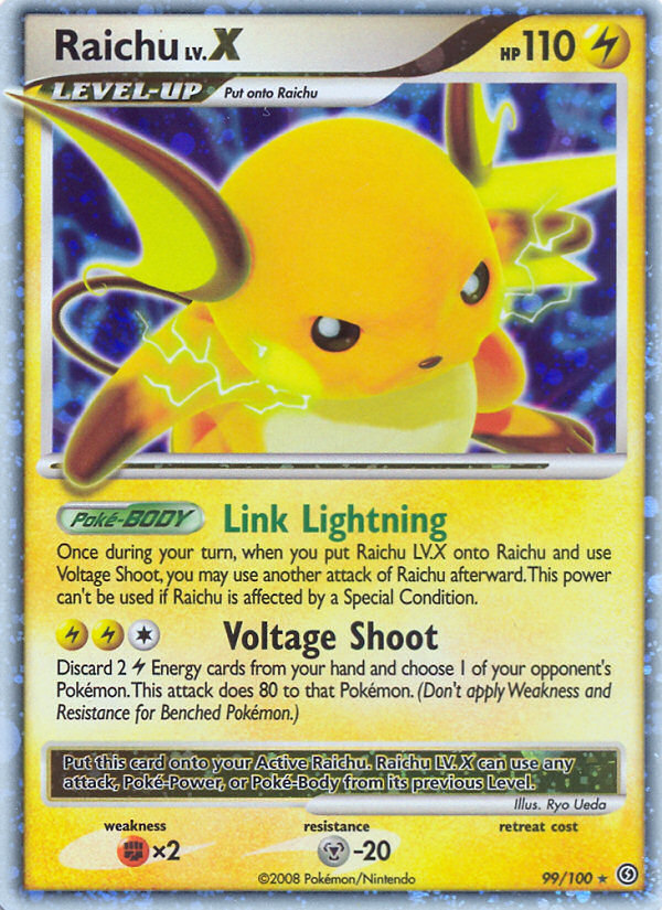 Raichu LV.X (99/100) [Diamond & Pearl: Stormfront] | Good Games North