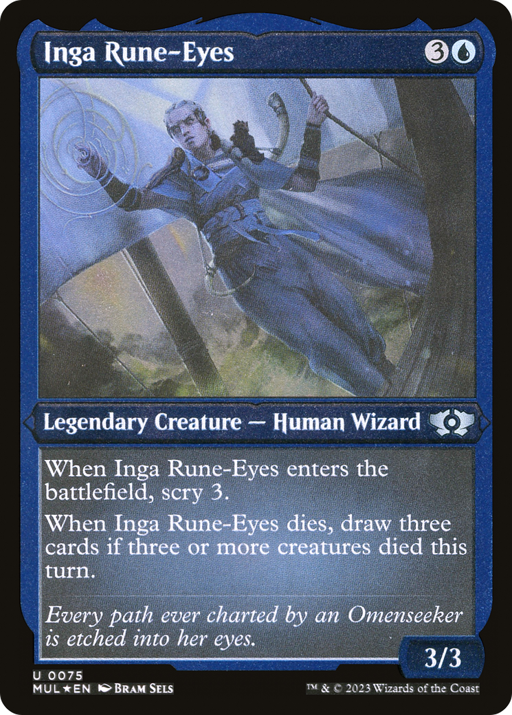 Inga Rune-Eyes (Foil Etched) [Multiverse Legends] | Good Games North
