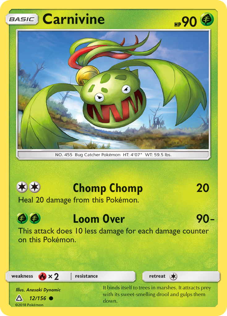 Carnivine (12/156) [Sun & Moon: Ultra Prism] | Good Games North
