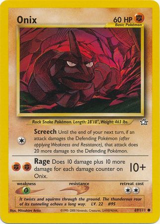 Onix (69/111) [Neo Genesis Unlimited] | Good Games North