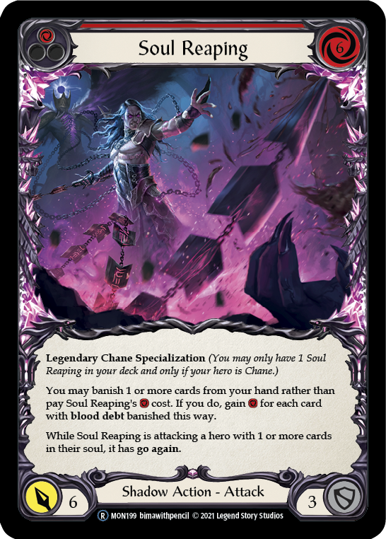 Soul Reaping [U-MON199-RF] Unlimited Rainbow Foil | Good Games North
