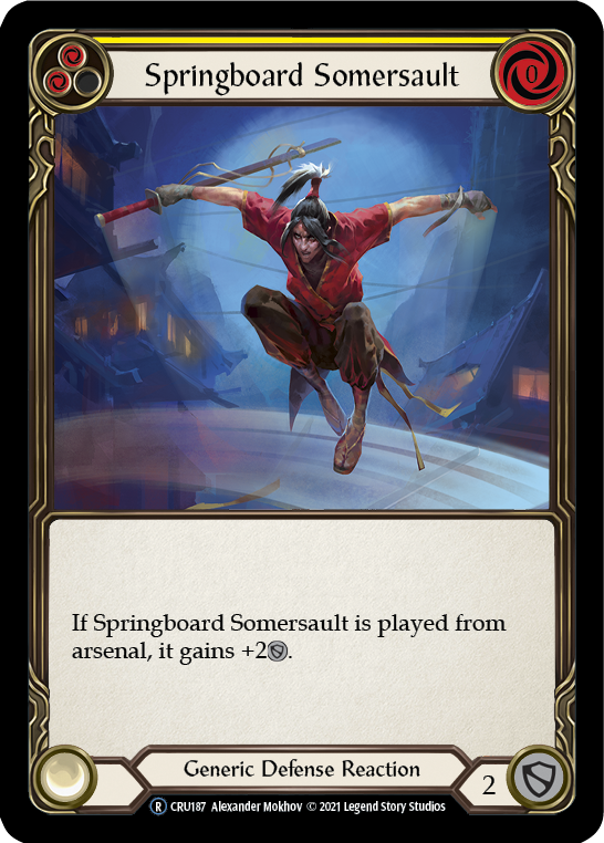 Springboard Somersault [U-CRU187-RF] Unlimited Rainbow Foil | Good Games North