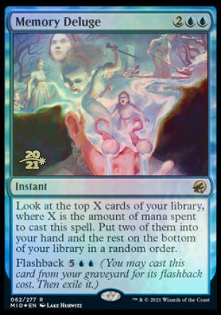 Memory Deluge [Innistrad: Midnight Hunt Prerelease Promos] | Good Games North