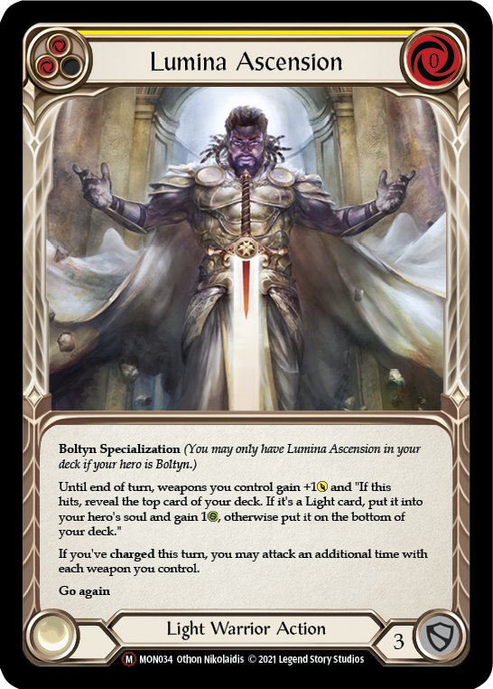 Lumina Ascension [U-MON034-RF] Unlimited Rainbow Foil | Good Games North