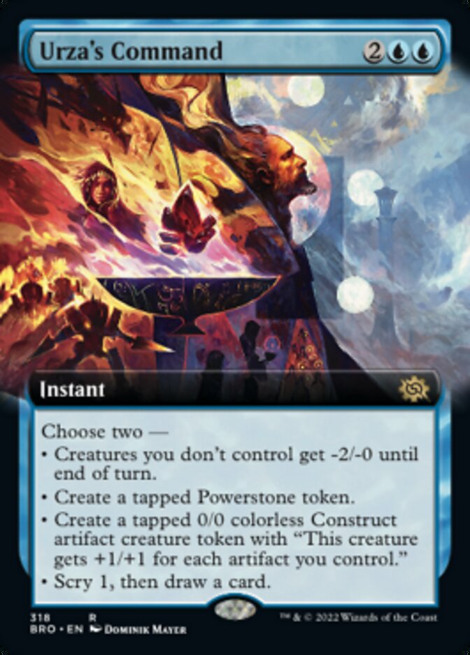Urza's Command (Extended Art) [The Brothers' War] | Good Games North