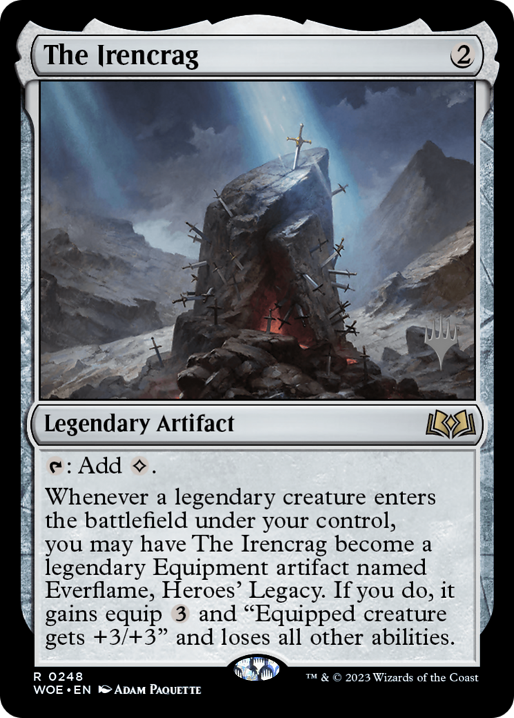 The Irencrag (Promo Pack) [Wilds of Eldraine Promos] | Good Games North