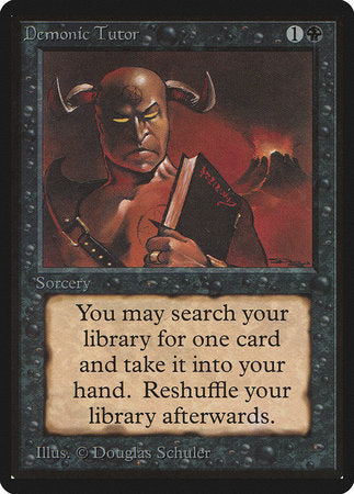 Demonic Tutor [Limited Edition Beta] | Good Games North