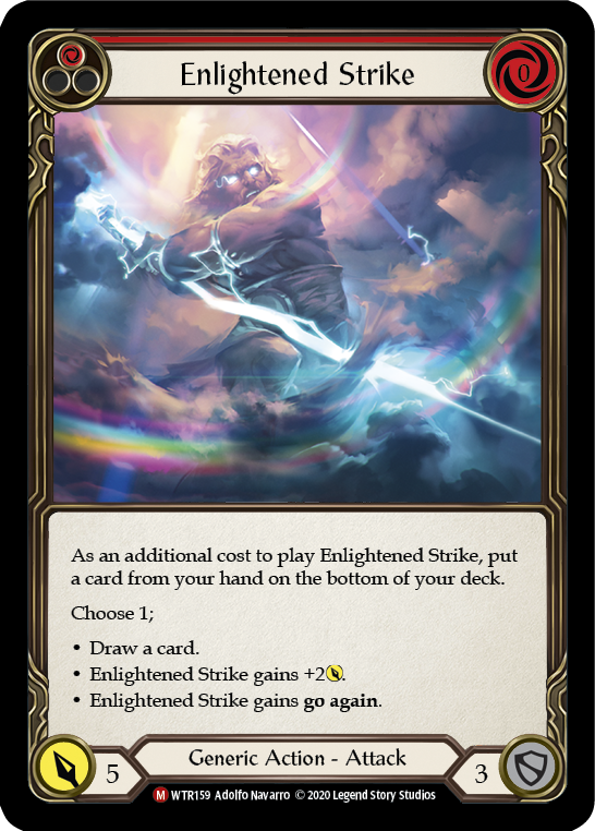 Enlightened Strike [U-WTR159] (Welcome to Rathe Unlimited)  Unlimited Normal | Good Games North