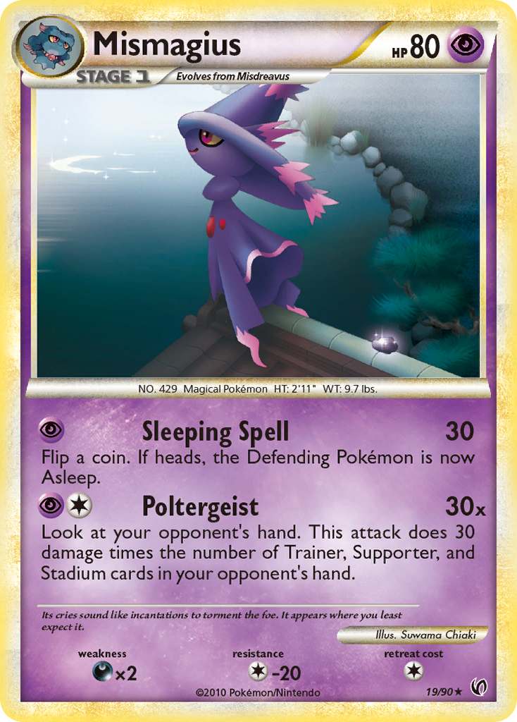 Mismagius (19/90) [HeartGold & SoulSilver: Undaunted] | Good Games North