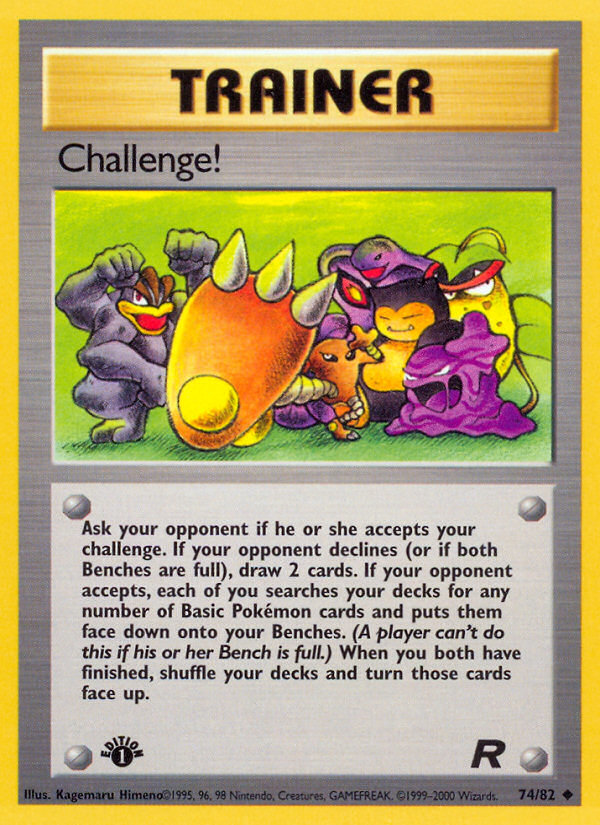 Challenge! (74/82) [Team Rocket 1st Edition] | Good Games North