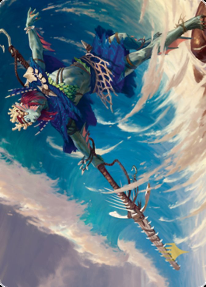 Tazeem Roilmage Art Card (Gold-Stamped Signature) [Zendikar Rising Art Series] | Good Games North