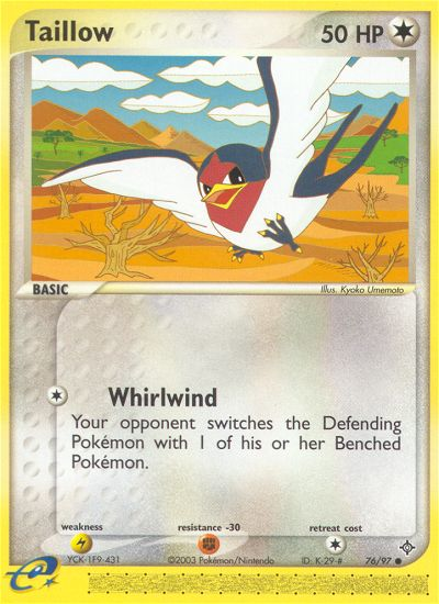 Taillow (76/97) [EX: Dragon] | Good Games North