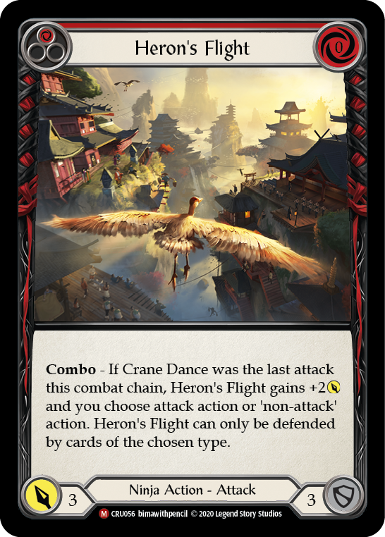 Heron's Flight [CRU056] 1st Edition Normal | Good Games North
