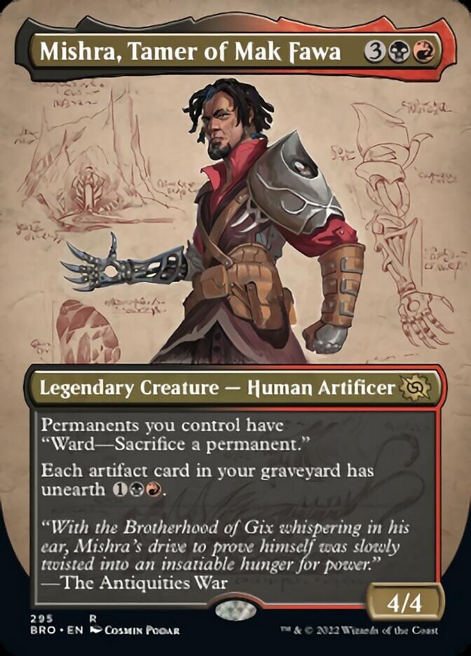 Mishra, Tamer of Mak Fawa (Borderless Alternate Art) [The Brothers' War] | Good Games North
