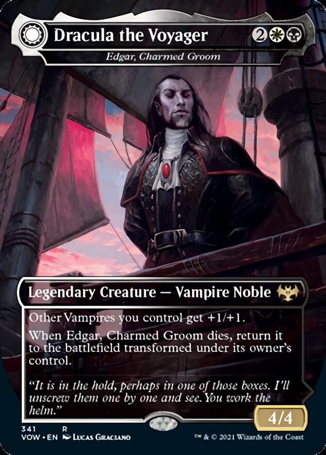 Edgar, Charmed Groom // Edgar Markov's Coffin - Dracula the Voyager // Casket of Native Earth [Innistrad: Crimson Vow] | Good Games North