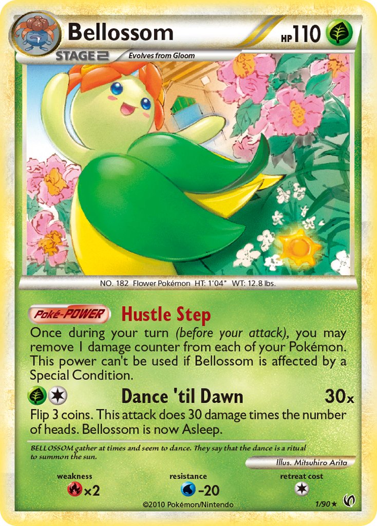 Bellossom (1/90) (Theme Deck Exclusive) [HeartGold & SoulSilver: Undaunted] | Good Games North