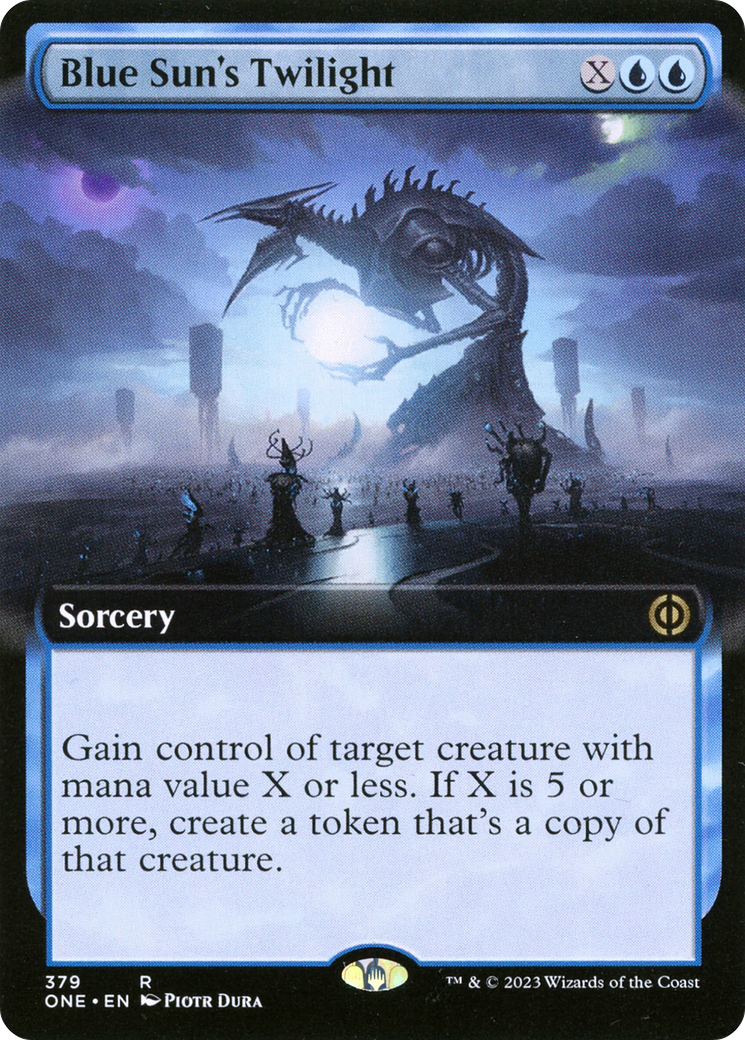 Blue Sun's Twilight (Extended Art) [Phyrexia: All Will Be One] | Good Games North