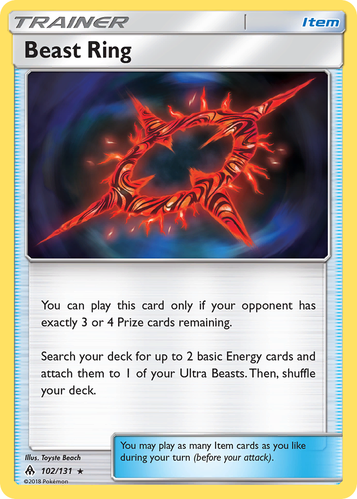 Beast Ring (102/131) [Sun & Moon: Forbidden Light] | Good Games North