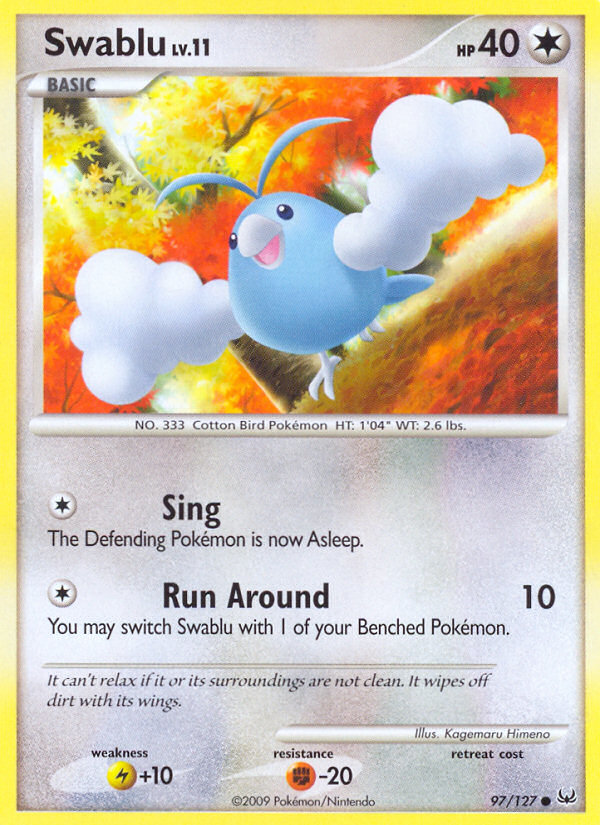 Swablu (97/127) [Platinum: Base Set] | Good Games North