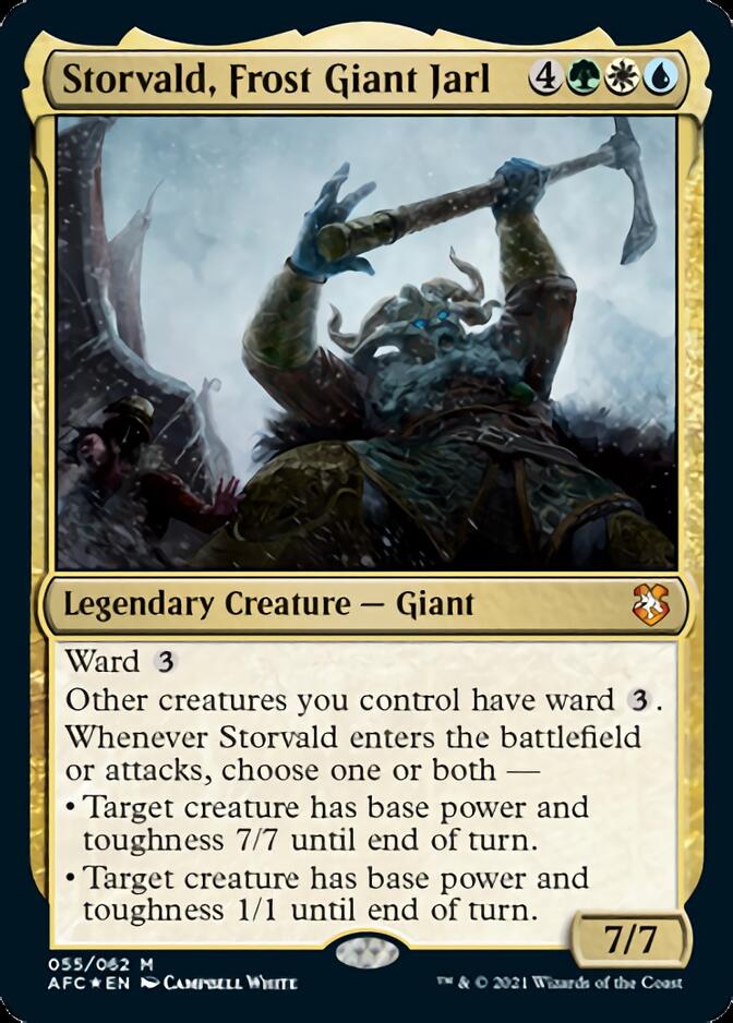 Storvald, Frost Giant Jarl [Dungeons & Dragons: Adventures in the Forgotten Realms Commander] | Good Games North