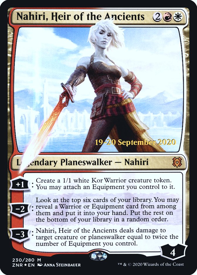 Nahiri, Heir of the Ancients  [Zendikar Rising Prerelease Promos] | Good Games North