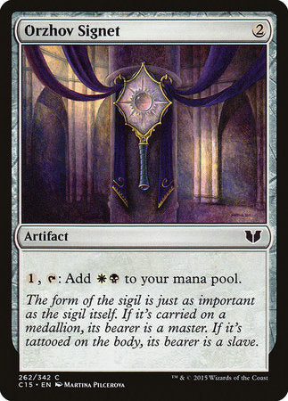 Orzhov Signet [Commander 2015] | Good Games North