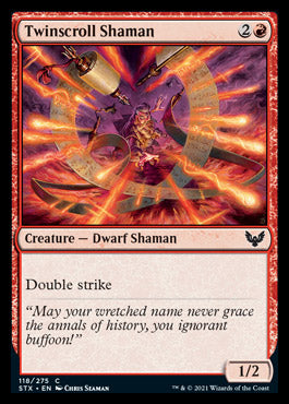 Twinscroll Shaman [Strixhaven: School of Mages] | Good Games North