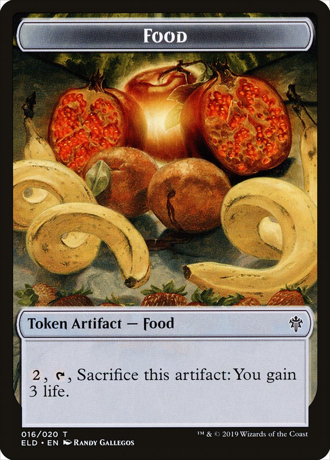 Food (016/020) [Throne of Eldraine Tokens] | Good Games North