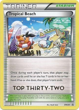 Tropical Beach (BW28) (Top 32) [Black & White: Black Star Promos] | Good Games North