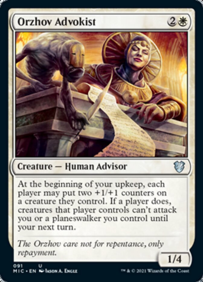 Orzhov Advokist [Innistrad: Midnight Hunt Commander] | Good Games North