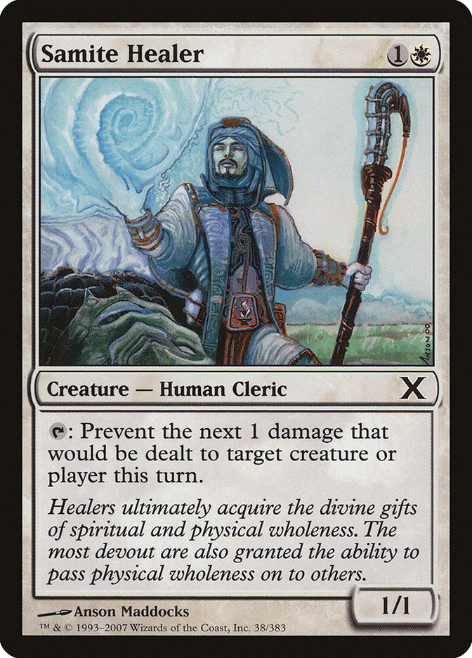 Samite Healer [Tenth Edition] | Good Games North