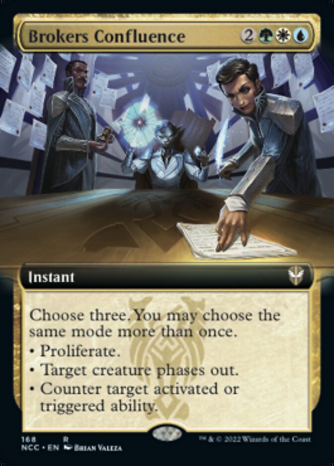 Brokers Confluence (Extended Art) [Streets of New Capenna Commander] | Good Games North