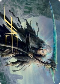 Egon, God of Death Art Card (Gold-Stamped Signature) [Kaldheim: Art Series] | Good Games North