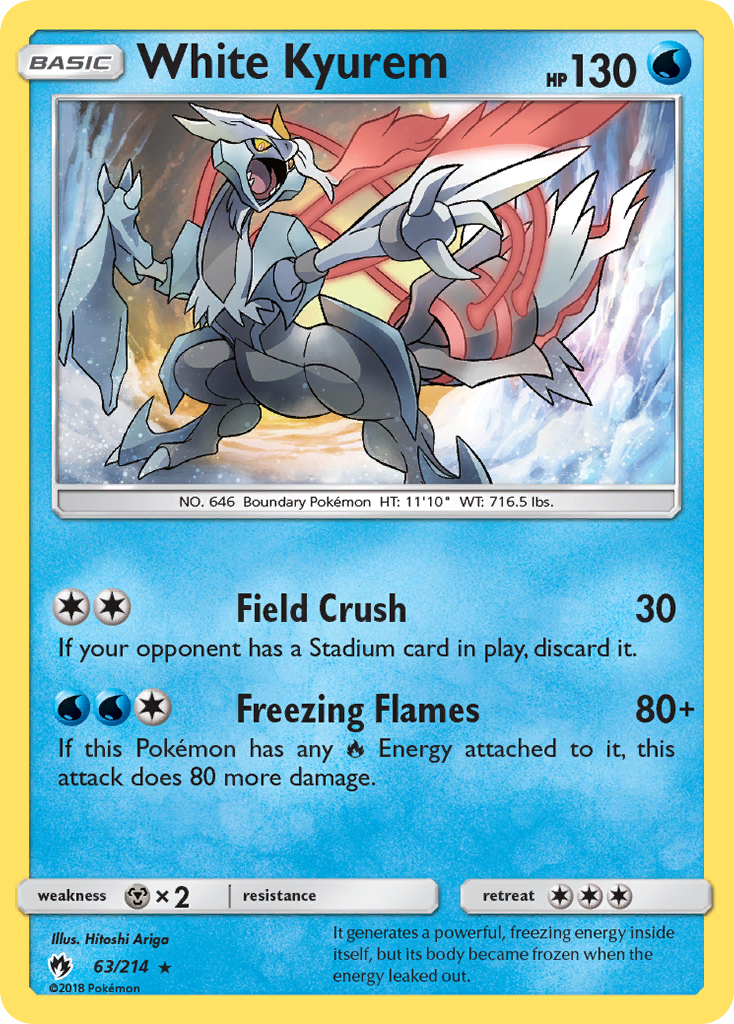 White Kyurem (63/214) [Sun & Moon: Lost Thunder] | Good Games North