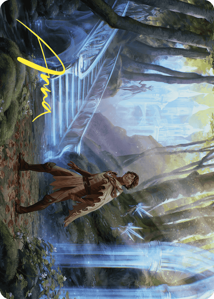 Into the Fae Court Art Card (Gold-Stamped Signature) [Wilds of Eldraine Art Series] | Good Games North