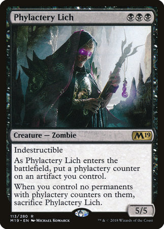 Phylactery Lich [Core Set 2019] | Good Games North