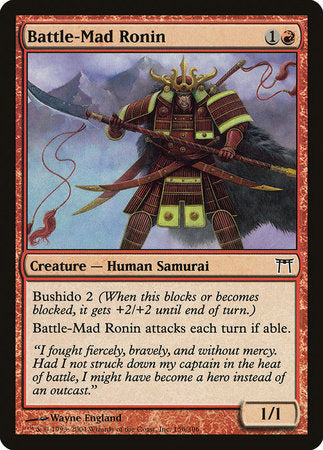 Battle-Mad Ronin [Champions of Kamigawa] | Good Games North