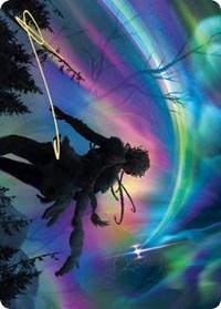 The Prismatic Bridge Art Card (Gold-Stamped Signature) [Kaldheim: Art Series] | Good Games North