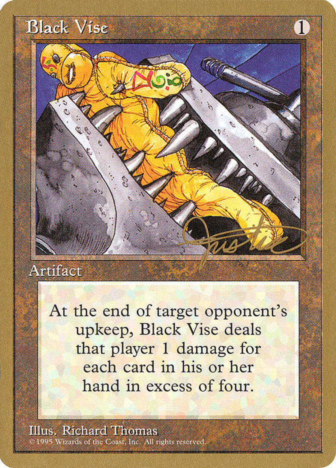 Black Vise (Mark Justice) [Pro Tour Collector Set] | Good Games North