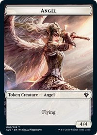 Angel // Elemental (010) Double-sided Token [Commander 2020 Tokens] | Good Games North