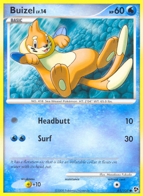 Buizel (61/106) [Diamond & Pearl: Great Encounters] | Good Games North