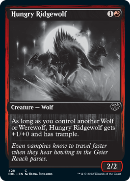 Hungry Ridgewolf [Innistrad: Double Feature] | Good Games North